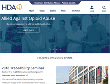 Tablet Screenshot of hdma.net
